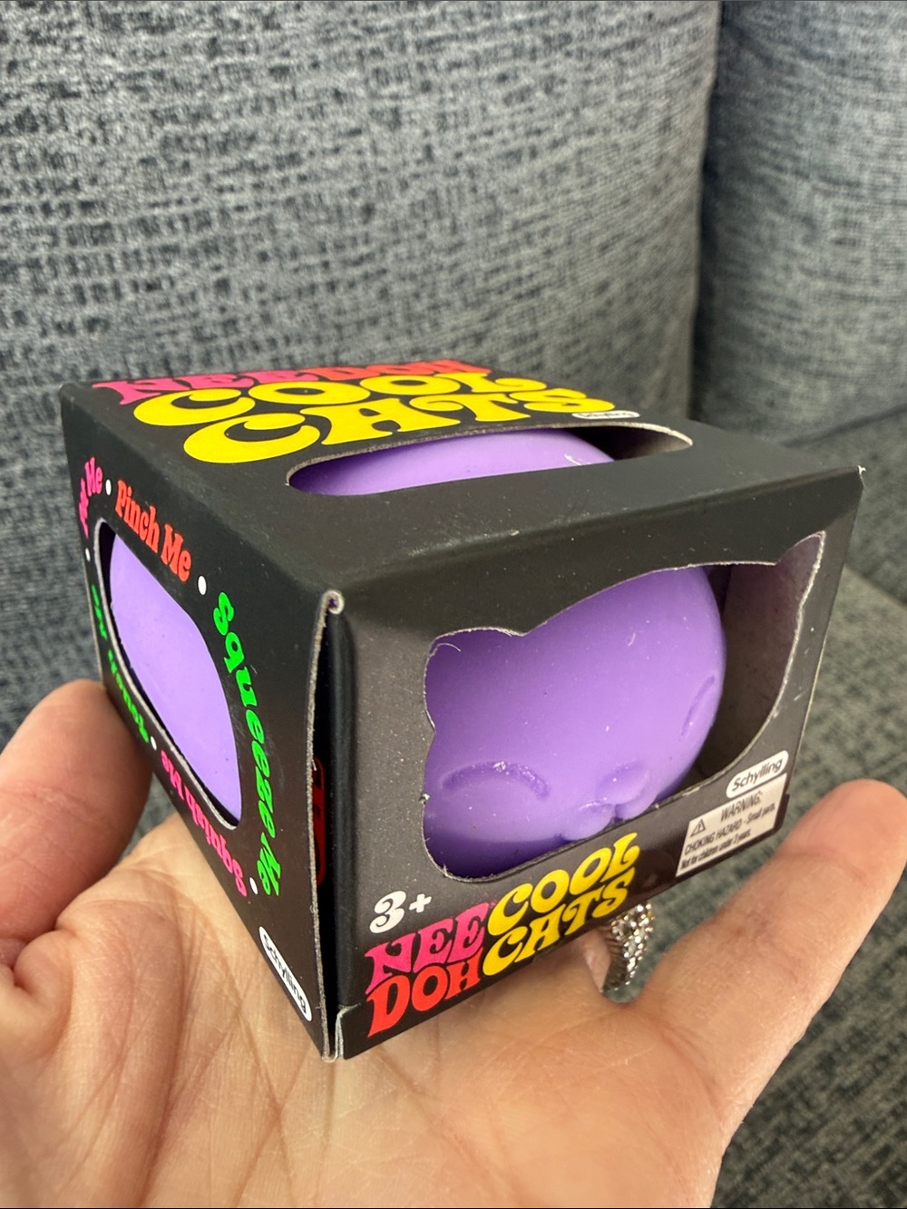 BNIB NeeDoh Cool Cats, Purple